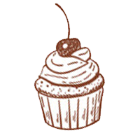Icon von einem Cupcake